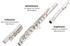 Classic Cantabile FL-100 Querflöte silber Set