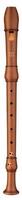 Moeck 2303 Flauto Rondo Alt Barock Doppelloch Birnbaum gebeizt