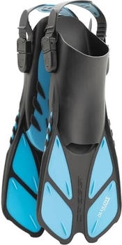 Cressi Fins Bonete transluzent azurblau L XL Cressi Fins Bonete transluzent azurblau L XL