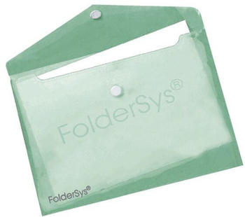 FolderSys Dokumentenmappe A5 quer transparent gr&uuml;n