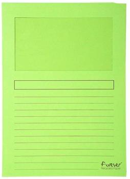 Exacompta Fenstermappen Forever 130g 22x31cm A4 (25 St&uuml;ck) hellgr&uuml;n