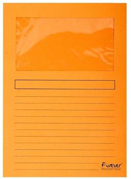 Exacompta Fenstermappen Forever 130g 22x31cm A4 (25 St&uuml;ck) orange