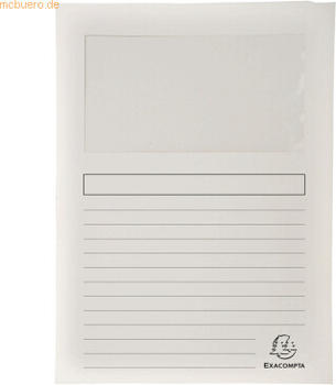 Exacompta Fenstermappen Forever 130g 22x31cm A4 (25 Stück) weiß