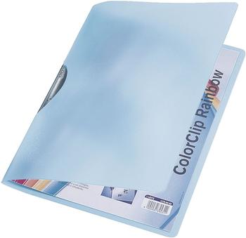 Leitz Cliphefter ColorClip Rainbow A4 ca. 30 Blatt hellblau
