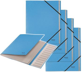 Leitz Ordnungsmappe Recycle A4 12 Fächer Karton blau