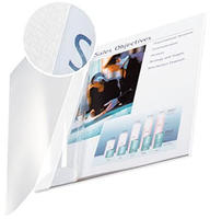 LEITZ Buchbindemappe impressBind, A4, 7 mm, schwarz, Soft Cover, mit transparenter