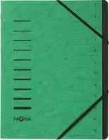 Pagna 40059-03 A4 Ordnungsmappe 12 F&auml;cher gr&uuml;n
