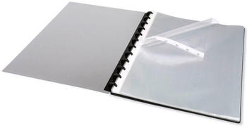 Elba Prospekth&uuml;llen A4bVario Zipp transparent genarbt 1Pack=10St. (100551995)