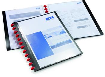 DURABLE Duralook Easy Plus A4 20 H&uuml;llen schwarz (2427-01)
