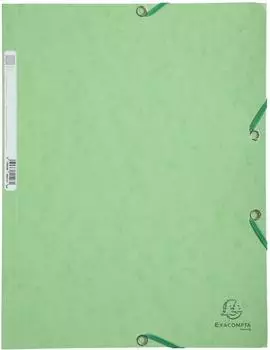 Exacompta Eckspannmappe A4 400g gr&uuml;n (5513E)