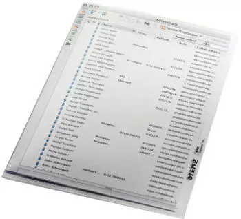 Leitz Sichth&uuml;llen 400Standard transparent genarbt DIN A (4005-00-03)