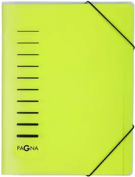 PAGNA Ordnungsmappe 6 Fächer gelb (40056-05)