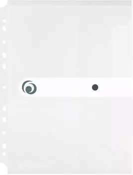 Herlitz Dokumententasche PP A4 zum Abheften transparent (11292935)