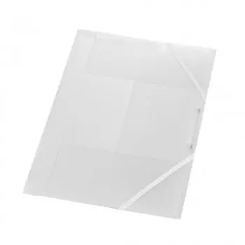 Herlitz Gummizugmappe DIN A4 transluzent transparent (1948652)