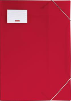 Brunnen Zeichenmappe FACT!pp DIN A3 rot transparent St.