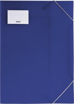 Brunnen Zeichenmappe FACT!pp DIN A3 blau transparent St.
