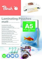 PEACH - Laminierfolien A5 154x216mm 80mic matt