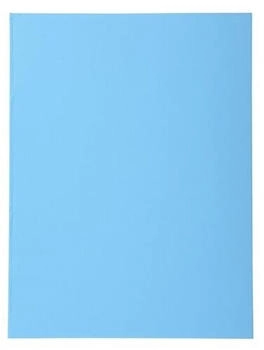 Exacompta 100er Pack Aktendeckeln Forever, aus Recyclingkarton 220 g, DIN A4, 24x32cm blau (410010E)