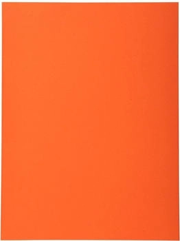 Exacompta 100er Pack Aktendeckeln Forever, aus Recyclingkarton 220 g, DIN A4, 24x32cm orange (410007E)