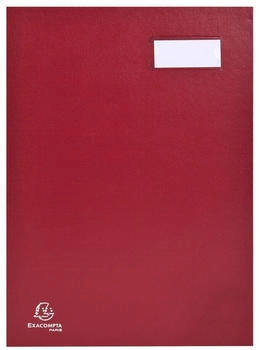 Exacompta Unterschriftenmappe Direktion, 12 Fächer, 24x32cm, Bordeauxrot, (24124E)