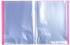 Exacompta 20x Sichtmappe PP 500µ + 20 glatten Hüllen transluzent A4 Rosa (88227E)