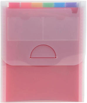 Exacompta 5x vertikal mit 6 Fächern, A4, Crystal, Kristall, (55798E)