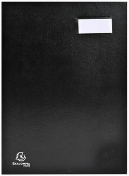 Exacompta Unterschriftenmappe Direktion, 12 F&auml;cher, 24x32cm - Schwarz - (24121E)