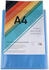 Exacompta 10x Sichtmappe PP 500µ + 40 Hüllen Kreacover, A4, Blau, (5742E)