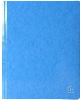 Exacompta 25x Schnellhefter Colorspan Krt., 355g/m2, A4, Hellblau, (380806B)
