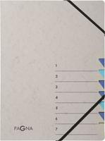 Pagna 44307-02, PAGNA Ordnungsmappe Easy Grey 7 F&auml;cher grau
