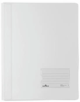 DURABLE Schnellhefter DURALUX Kunststoff wei&szlig; DIN A4 &uuml;berbreit (979268002)