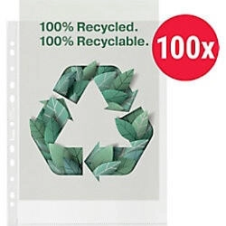 BENE Prospekthüllen transparent genarbt (217370)