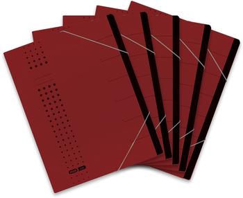 Elba Ordnungsmappen chic 7 F&auml;cher rot (400002021)