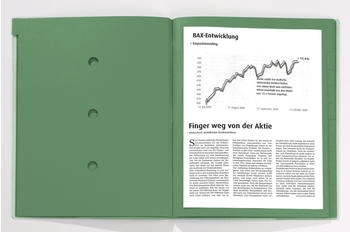 BENE Ordnungsmappe blanko blau (84800BL)
