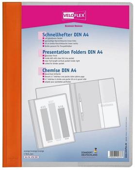 VELOFLEX Schnellhefter VELOFORM Kunststoff orange DIN A4 überbreit (4741030)