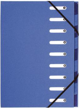 Exacompta Ordnungsmappe Forever, DIN A4, 9 Fächer hellblau (52982E)