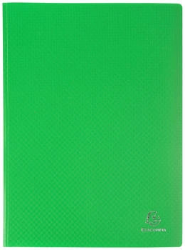 Exacompta 8x Sichtmappe flexiblem PP 500µ 100 Hüllen Kristall A4 Hellgrün (88113E)