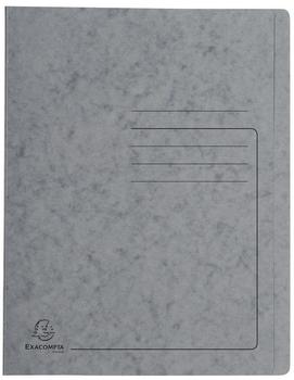 Exacompta 25x Schnellhefter aus Colorspan 355g/m2, A4 - Grau - (39989E)