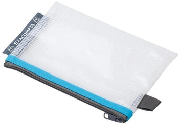 Exacompta 10x Tasche EVA + Rei&szlig;verschluss, flexibel PP, DIN A6, sortiert, (34120E)