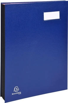 Exacompta Unterschriftenmappe Direktion, 24 Fächer 24x32cm blau (24245E)