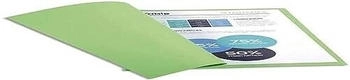 Exacompta 100er Pack Aktendeckeln Forever, aus Recyclingkarton 220 g, DIN A4, 24x32cm giftgr&uuml;n (410004E)