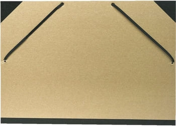 Exacompta Zeichenmappe Kraft mit Gummizugverschluss DIN A3 braun (544100E)