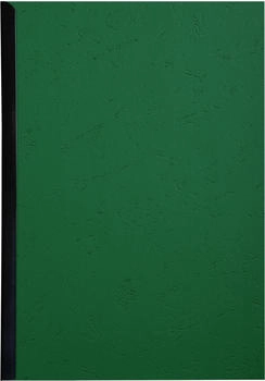 Exacompta 100er Einbanddeckel Evercover 270g/qm Lederprägung A4 Dunkelgrün (2798C)