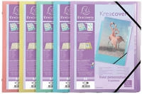 Exacompta - Ref. 56279E &ndash; Karton mit 10 Ordnern von Kreacover Pastell &ndash; mit 3