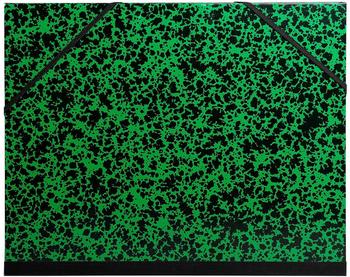Exacompta 10x Zeichenmappe + Gummizug B3 Annonay, 37x52cm, Gr&uuml;n, (542200E)