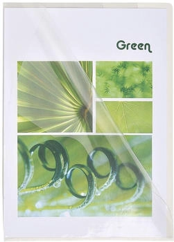 Exacompta Pack 100 Aktensichthüllen glattem festem PVC 130µ A4 Kristall (661230E)