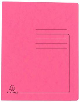 Exacompta 25x Schnellhefter aus Colorspan 355g/m2, A4 - Rosa - (39987E)