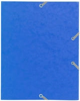 Exacompta 55200E 25x Sammelmappe mit Gummizug und 3 Klappen aus Colorspan-Karton