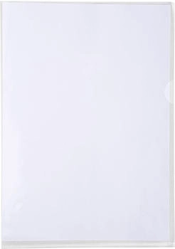 Exacompta Pack 50 Aktensichth&uuml;llen glatt PVC 180&micro;,DIN A4, Kristall, (5950E)