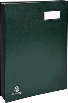 Exacompta Unterschriftenmappe Direktion, 12 Fächer, 24x32cm - Grün - (24123E)